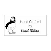 Puffin Handmade by Self-Inking Briefmarke Gummistempel (Prägung)