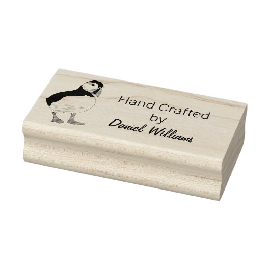 Puffin Handmade by Self-Inking Briefmarke Gummistempel (Stempel)