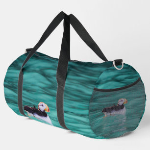 Puffin in der Auferstehungsbucht, Alaska Duffle Bag