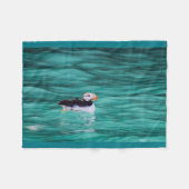 Puffin in der Auferstehungsbucht, Alaska Fleecedecke (Vorderseite (Horizontal))