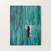 Puffin in der Auferstehungsbucht, Alaska Puzzle (Vertikal)