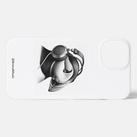 Puffin - iPhone Case Hülle (Rückseite (Horizontal))
