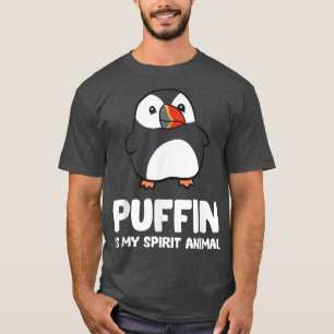 Puffin ist mein Geist Tiermeer-Vogelpufftaschen T-Shirt