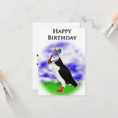 Puffin Karte (Vorderseite/Rückseite Beispiel)