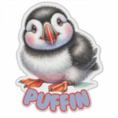 PUFFIN - KINDERZIMMER STICKER (Vorderseite)