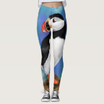 Puffin Leggings<br><div class="desc">Leggings von Atlantic Puffin Bird - MIGNED Painting Design</div>