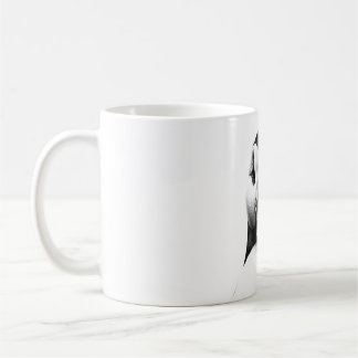 Puffin Lover Gift - Realistischer schwarzer und we Kaffeetasse