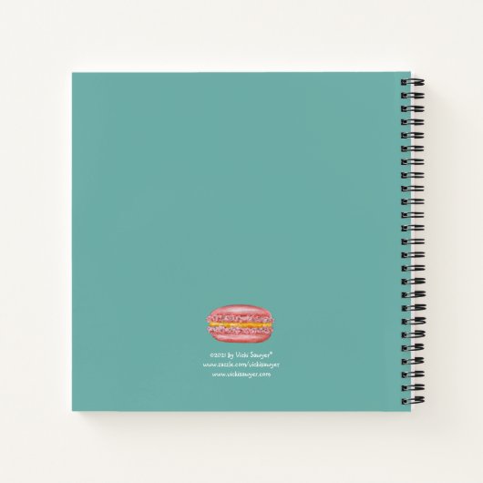 Puffin mit Makaronheft Notizblock (Rückseite)