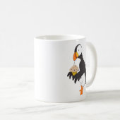 Puffin mit Muffin Kaffeetasse (VorderseiteRechts)