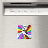 Puffin mit Stolz! - LGBTQ+ Magnet (In Situ (Geschirrspüler))