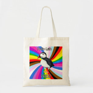 Puffin mit Stolz! - LGBTQ+ Tragetasche