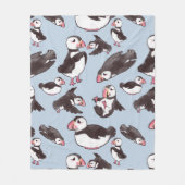 Puffin-mittlere Fleece-Decke Fleecedecke (Vorderseite)