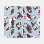 Puffin-mittlere Fleece-Decke Fleecedecke (Vorderseite (Horizontal))