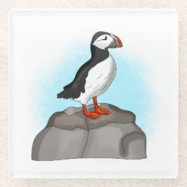 Puffin, niedlich glasuntersetzer