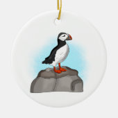 Puffin, niedlich keramik ornament (Vorne)