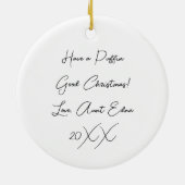 Puffin, niedlich keramik ornament (Hinten)