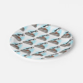 Puffin, niedlich pappteller (Schrägansicht)