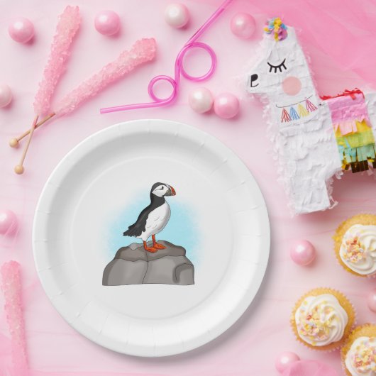 Puffin, niedlich pappteller (Party)