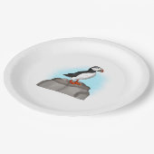 Puffin, niedlich pappteller (Schrägansicht)