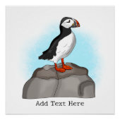 Puffin, niedlich poster (Vorderseite)
