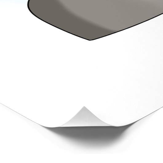 Puffin, niedlich poster (Ecke)