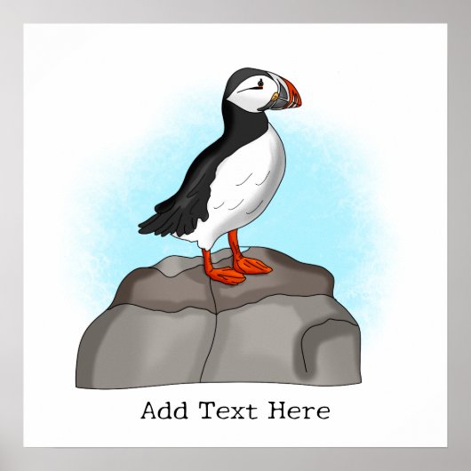 Puffin, niedlich poster (Vorne)