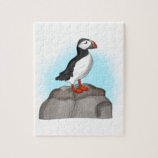 Puffin, niedlich puzzle (Vertikal)
