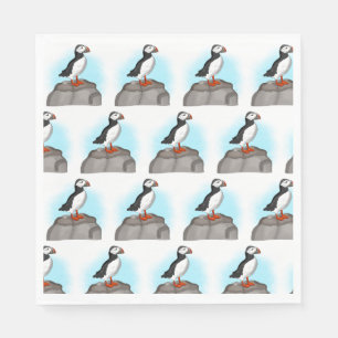 Puffin, niedlich serviette