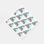 Puffin, niedlich serviette (Ecke)