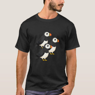 Puffin Nordic Bird Island Niedlich Beak Birdwatche T-Shirt