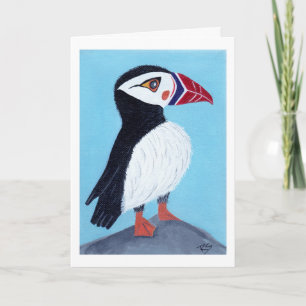 Puffin Note Card Karte