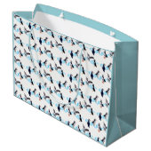 Puffin-Party-Geschenk-Tasche Große Geschenktüte (Rückseite Schrägansicht)