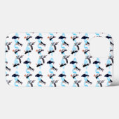 Puffin Party iPad Case (Farbe auswählen) (Rückseite (Horizontal))