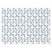 Puffin-Party-Tischdecke (wählen Sie Farbe) Tischdecke (Vorderseite (Horizontal))