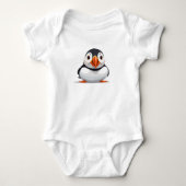 Puffin Peking Niedlich Adorable Funny Animal Carto Baby Strampler (Vorderseite)
