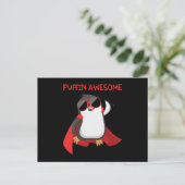 Puffin Phantastisch Puffin Superhero Geschenk Postkarte (Stehend Vorderseite)