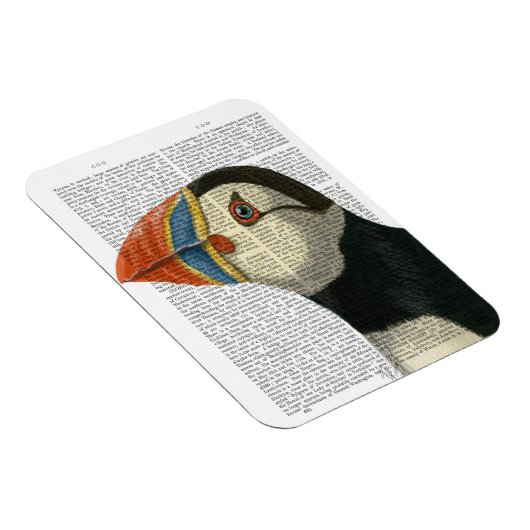 Puffin Portrait Magnet (Rechte Seite)