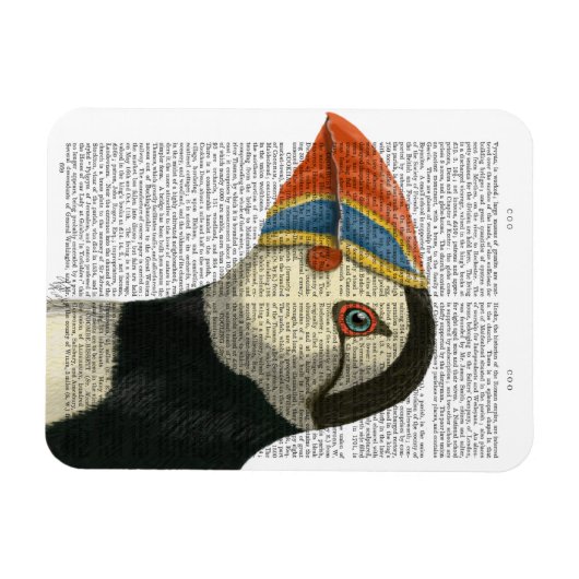 Puffin Portrait Magnet (Horizontal)
