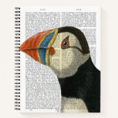 Puffin Portrait Notizblock (Vorderseite)