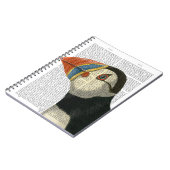 Puffin Portrait Notizblock (Linke Seite)