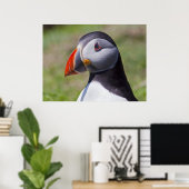 Puffin Portrait Print Poster (Heimbüro)