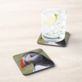 Puffin Portrait Set von 6 Untersetzer (Rechte Seite)