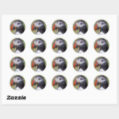 Puffin Portrait Stickers (Blatt)