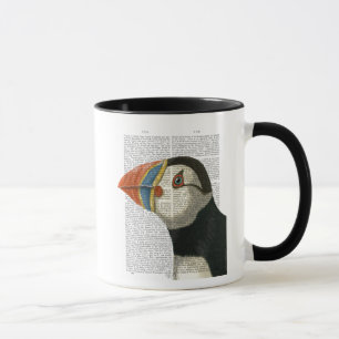 Puffin Portrait Tasse