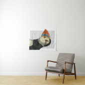 Puffin Portrait Wandteppich (Beispiel (Horizontal))