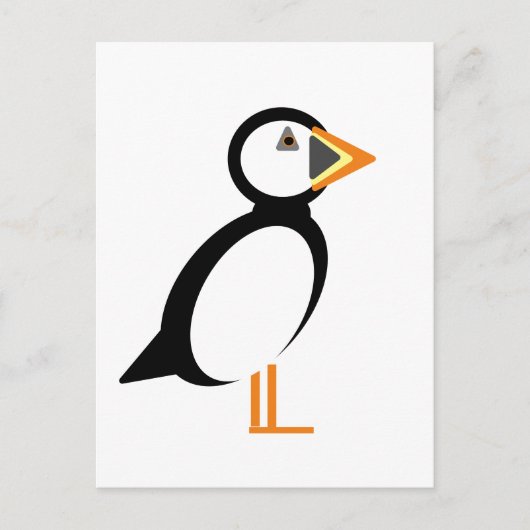Puffin Postcard Postkarte (Vorderseite)