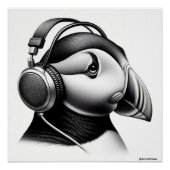Puffin Poster (Vorderseite)