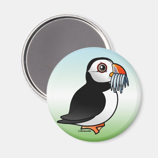 Puffin Prowess Magnet (Vorderseite/Rückseite)