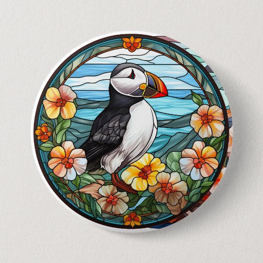 Puffin, Puffin, Canada puffin Button (Vorderseite)