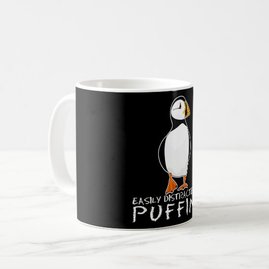 Puffin Puffins Puffin Kaffeetasse (Vorderseite Links)